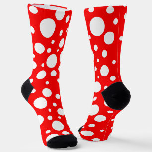 Calcetines de la tripulación de Red Spots