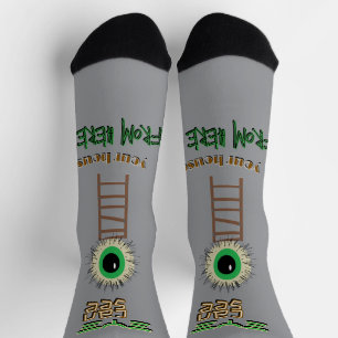 Calcetines de la tripulación del ojo vigilante