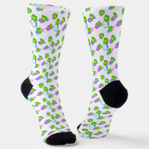 Calcetines de la tripulación del patrón Duo