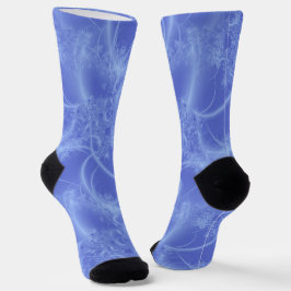 Calcetines De La Tripulación Fractal De Hielo