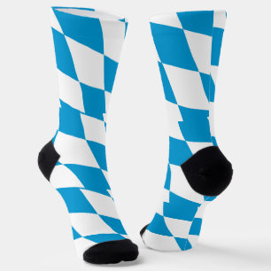 Calcetines de la tripulación masculina con bandera