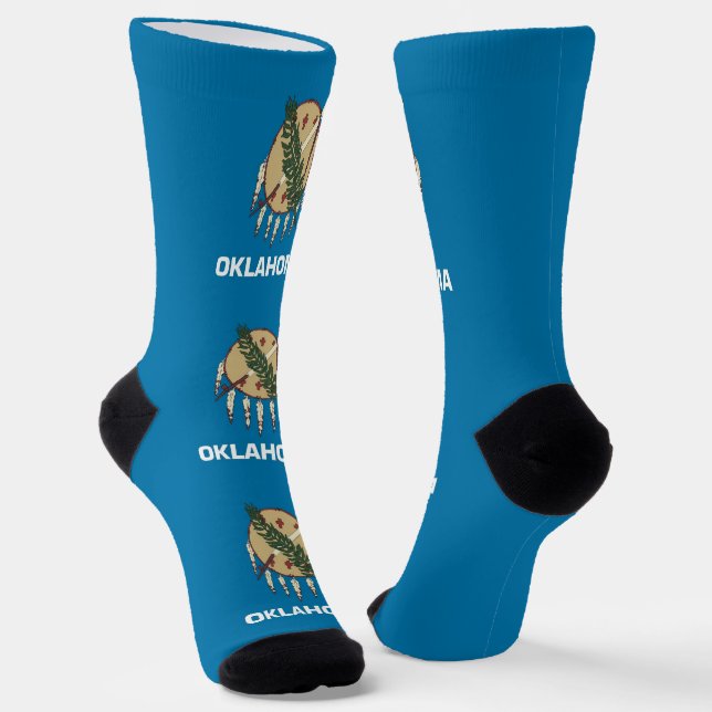 Calcetines de la tripulación masculina con bandera (Angular)