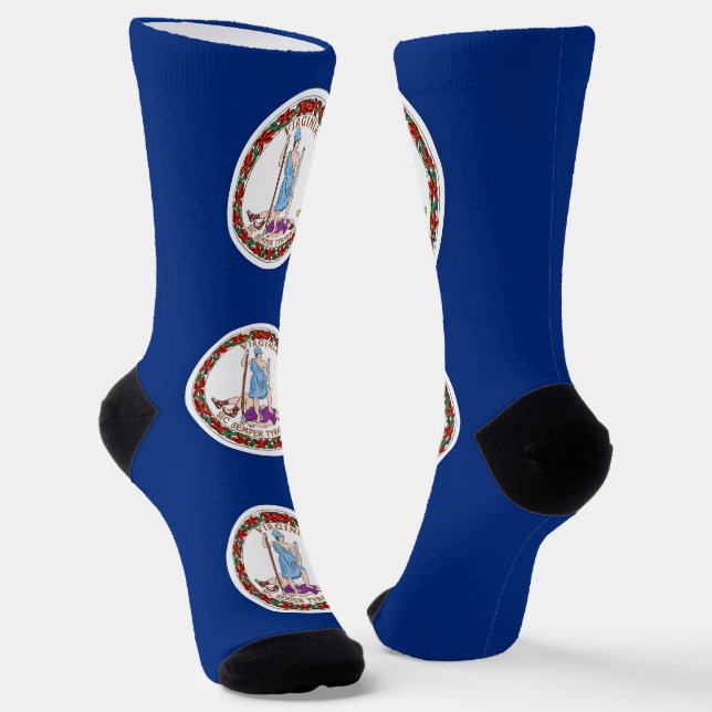 Calcetines de la tripulación masculina con bandera (Angular)