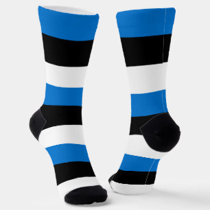 Calcetines de la tripulación masculina con bandera