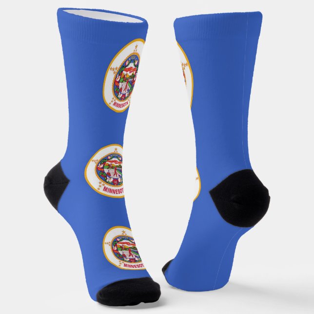 Calcetines de la tripulación masculina con bandera (Angular)