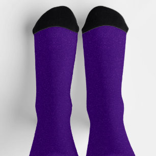 Calcetines de la tripulación Purpurina morado para