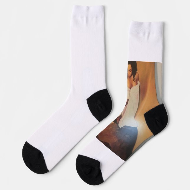 Calcetines de la tripulación Racquel Evans (Izquierda)