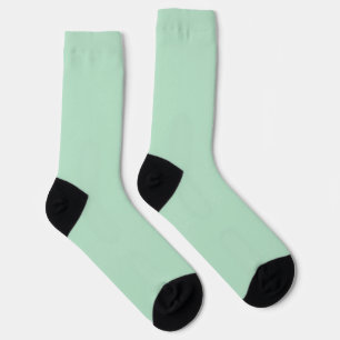 Calcetines de la tripulación verde de la menta par