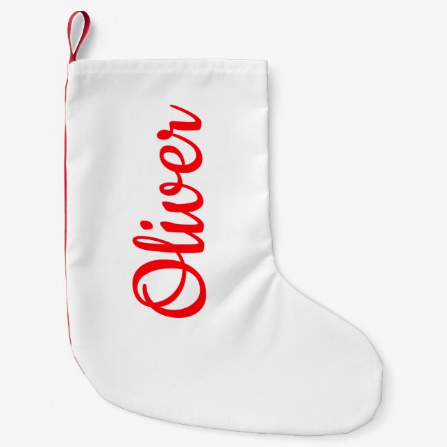 Calcetines de Navidad con nombre (Anverso)