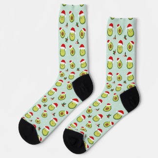 Calcetines de Navidad de aguacate