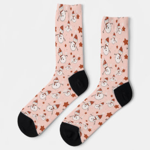 Calcetines de Navidad de Muñeco de Nieve