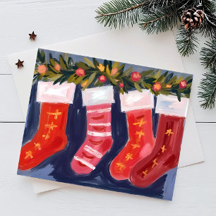 Calcetines de Navidad   Guirnalda Feliz Navidad 