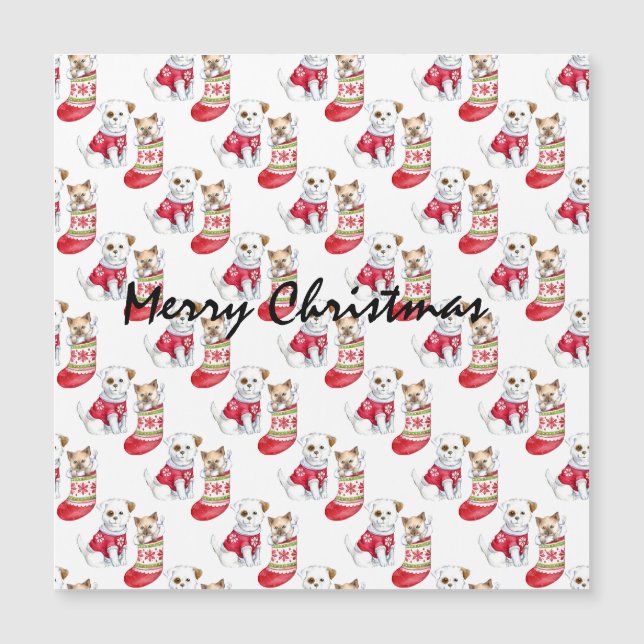 Calcetines de Navidad para Perros y Gatos          (Anverso)