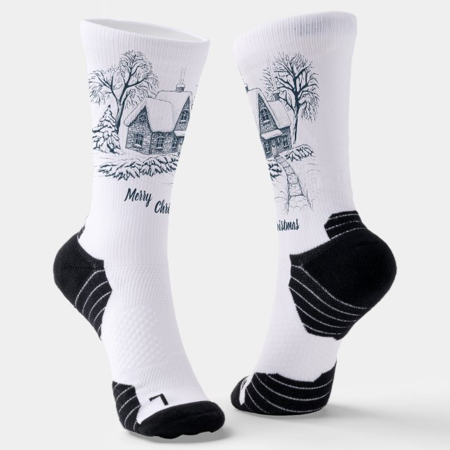Calcetines de Navidad para tripulación (Angular)