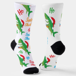 Calcetines de Navidad Santa Tiburón
