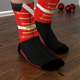 Calcetines de Navidad Uniforme de Soldado de Jugue