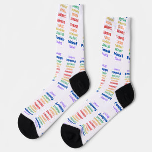 calcetines de orgullo feminista divertidos