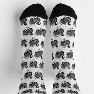 Calcetines de pájaro de inspiración griega