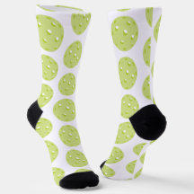 Calcetines de patrón de bolas de bolas verdes