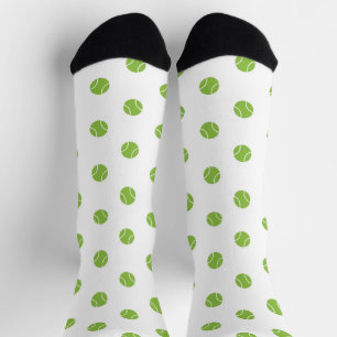 Calcetines de patrón de bolas de tenis