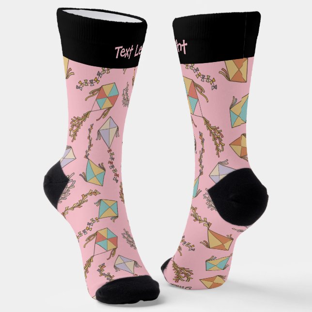 Calcetines de patrón de iconos de cometa (Angular)