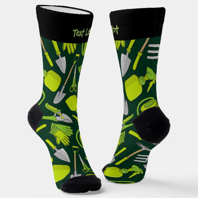 Calcetines de patrón de iconos de jardinería (Angular)