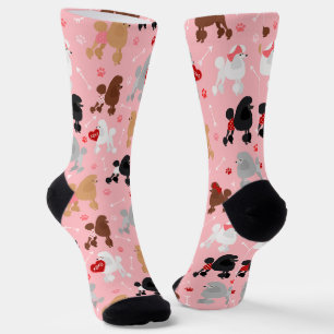 Calcetines de patrón de podle Valentine