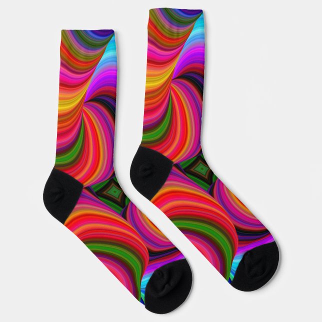 Calcetines de Patrón Loco (Derecha)