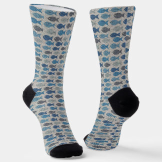 Calcetines de peces de Allover