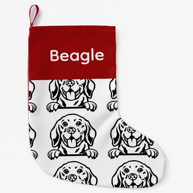 Calcetines de perro Beagle Socks de perro personal (Anverso)