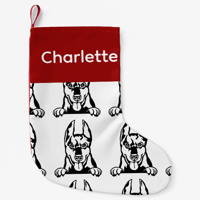 Calcetines de perro Doberman Pinscher Socks de per (Anverso)