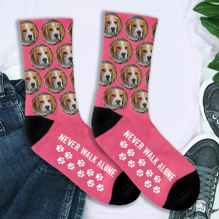 Calcetines de perro fotográfico Mascota personaliz