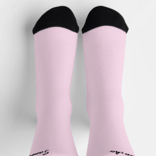 Calcetines de Personalizado de chica rosada