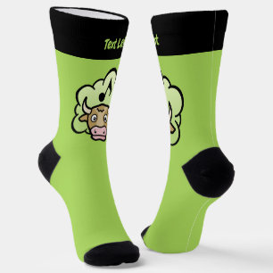 Calcetines de Personalizado de metano de vaca