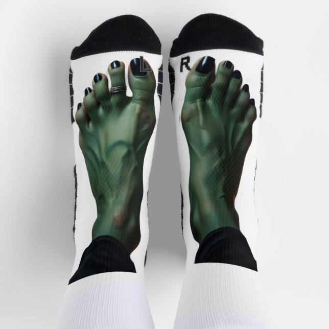 🧙‍♀️ Calcetines de Pies de Brujas  (Arriba)