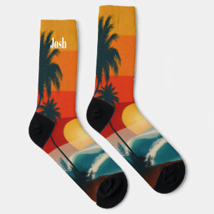 Calcetines de playa tropical