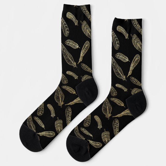 calcetines de plumas de pato (Izquierda)
