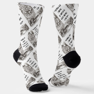 Calcetines ¿De qué Están Hechas las Tartas? Rey de Corazones 