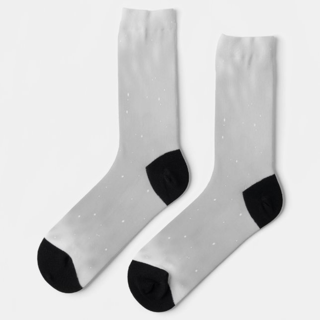 Calcetines de rayos gris y de purpurina (Izquierda)