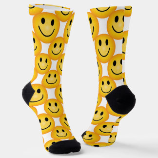 Calcetines de regalo con Emoji de Cara Feliz Sonri