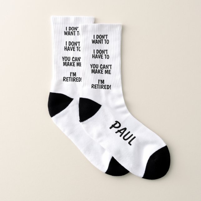 Calcetines de regalo para jubilados (Par)