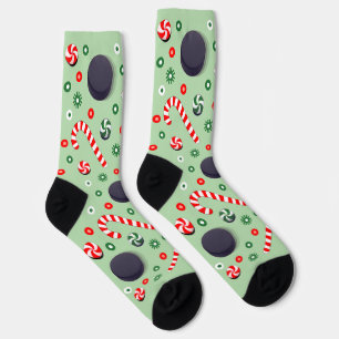 Calcetines de regalos de Navidad de hockey