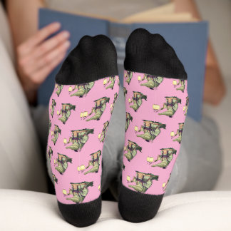 Calcetines de samurai de cocodrilos А