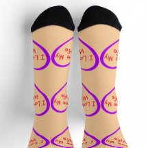 Calcetines de San Valentín Te Amo Mi Esposa