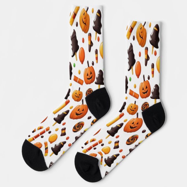 Calcetines de soplo de calabaza (Izquierda)