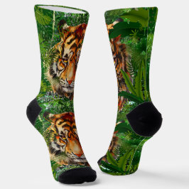 Calcetines de tigre | Calcetines de tigres de la j