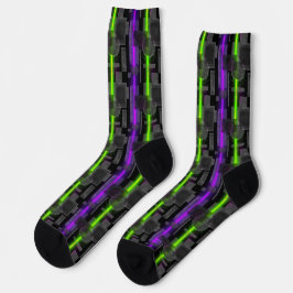 Calcetines de tiras de energía láser Cyberpunk