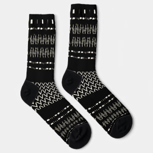 Calcetines de tripulación con estampado tribal en