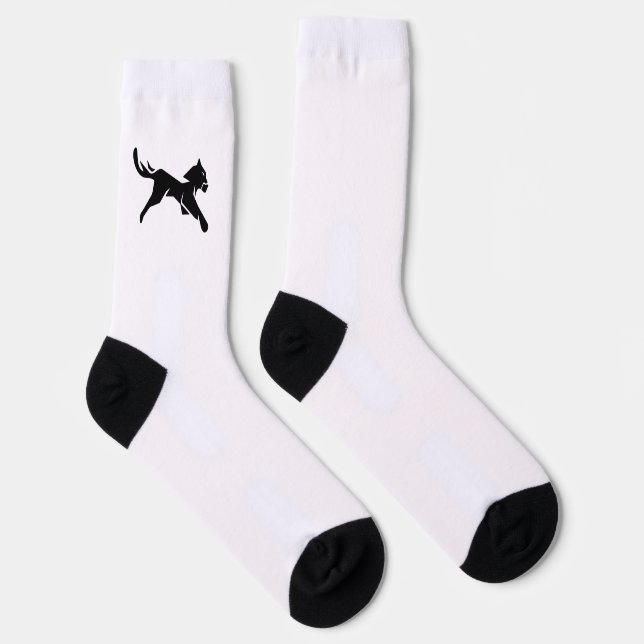 Calcetines de tripulación con gráficos personaliza (Derecha)