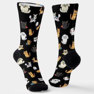 Calcetines de tripulación con patrón de mascotas d